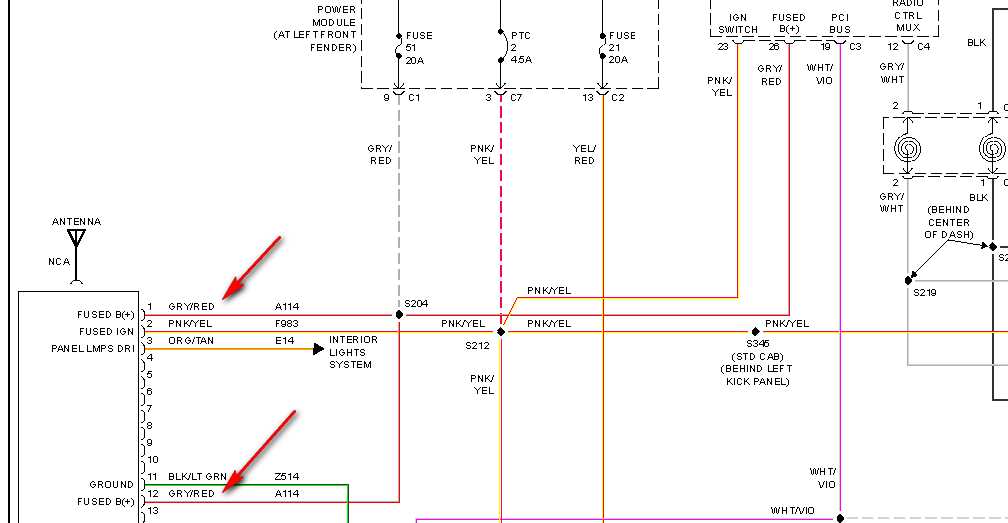 2004 dodge ram stereo wiring diagram