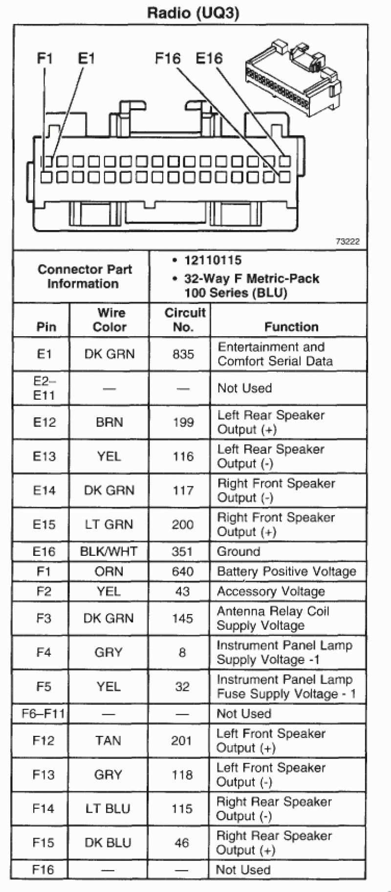 2005 buick lesabre radio wiring diagram