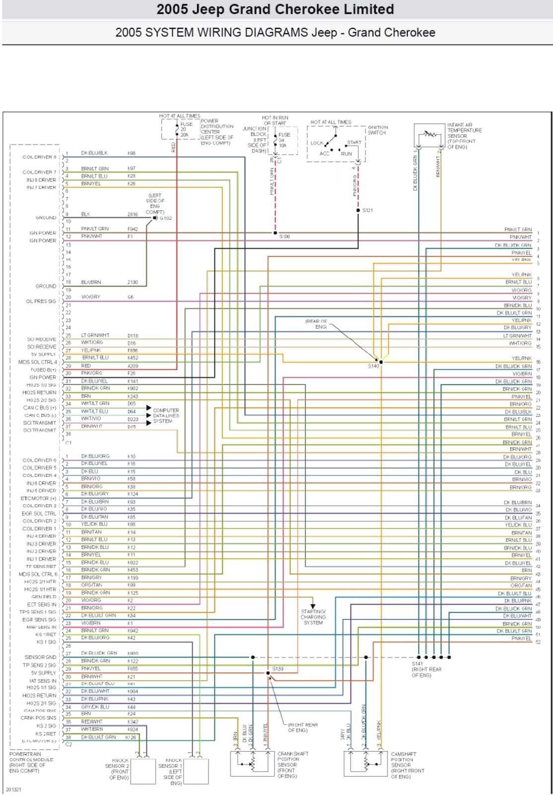 2005 jeep grand cherokee radio wiring diagram