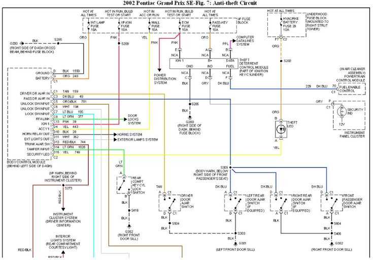 2005 pontiac grand prix radio wiring diagram