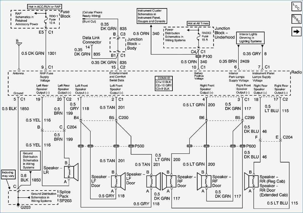 2006 chevrolet silverado radio wiring diagram