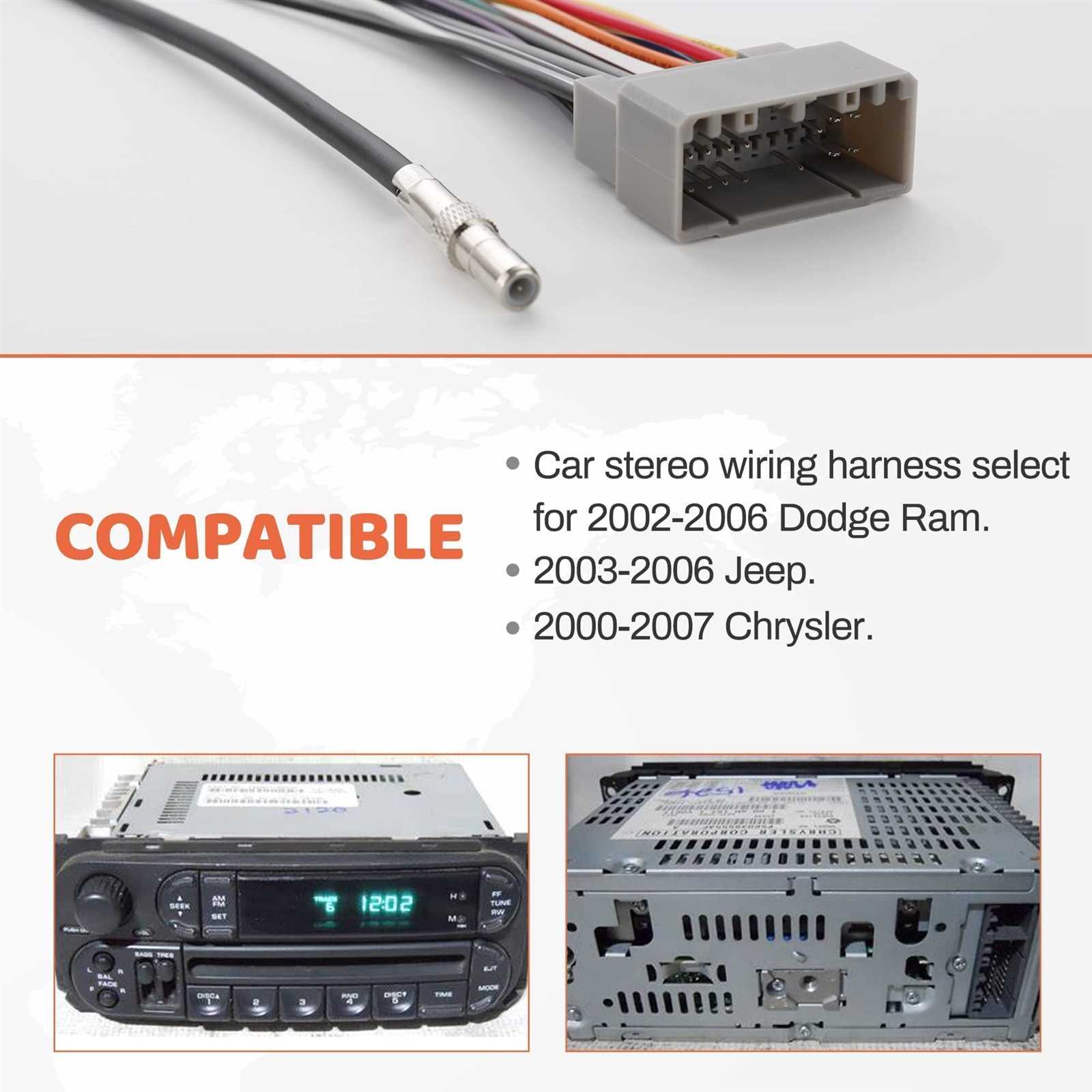 2007 dodge ram stereo wiring harness diagram