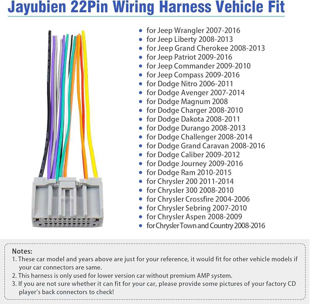 2007 dodge ram stereo wiring harness diagram