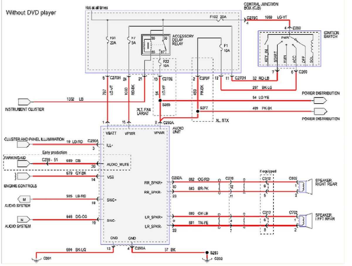 2007 ford focus stereo wiring diagram