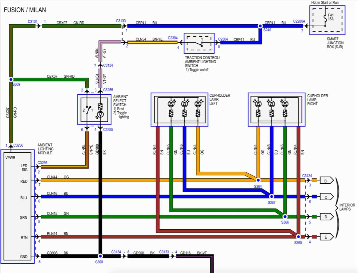 2007 ford fusion radio wiring diagram