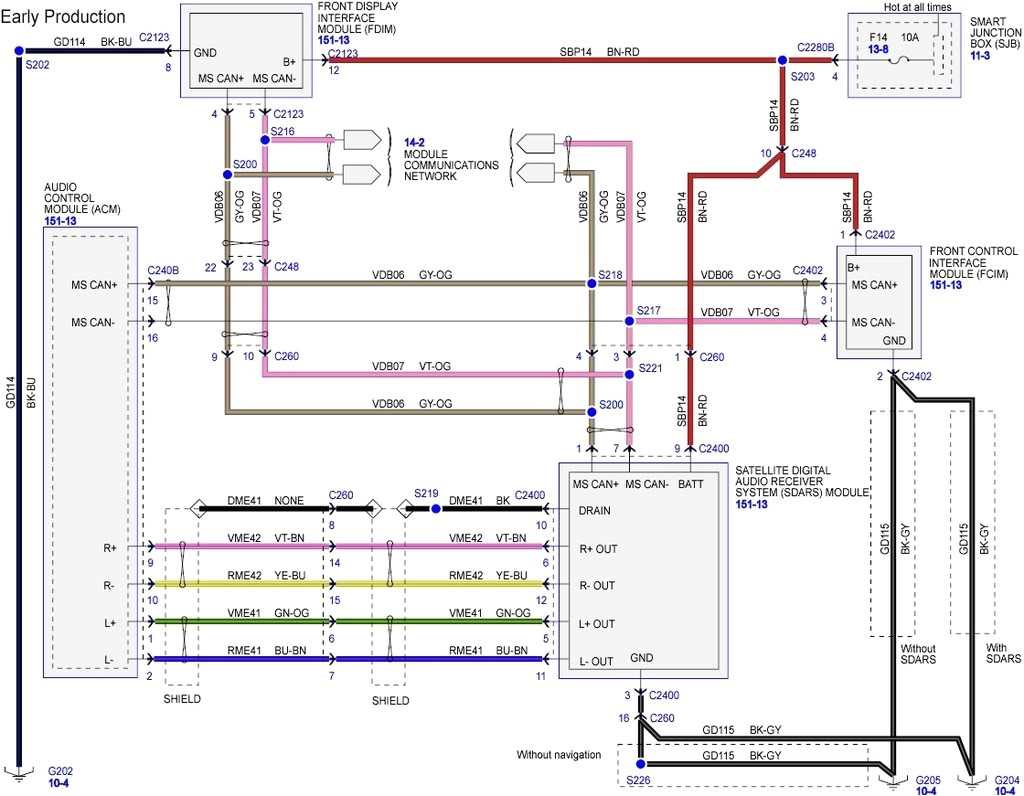 2007 ford fusion radio wiring diagram
