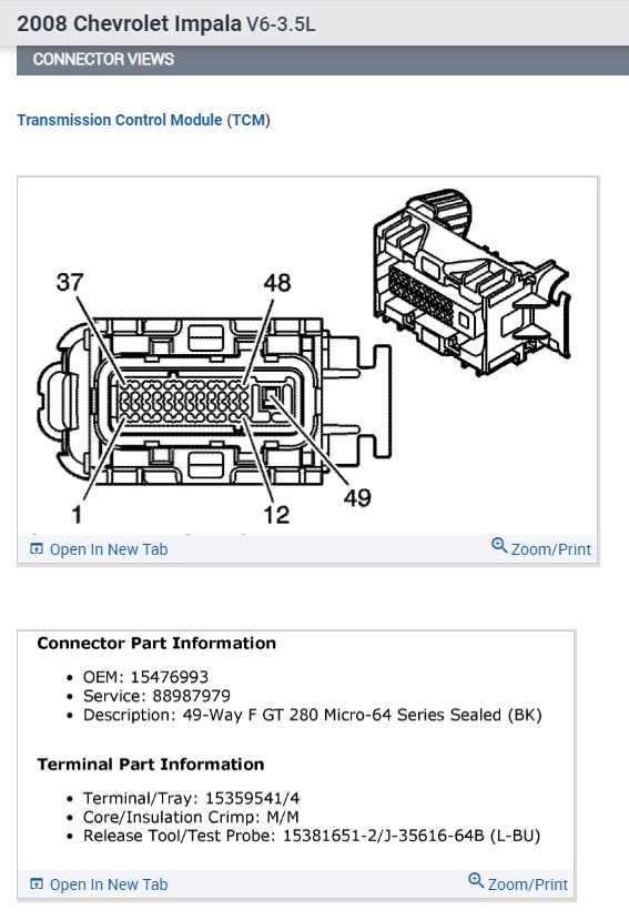 2008 chevy impala wiring diagram