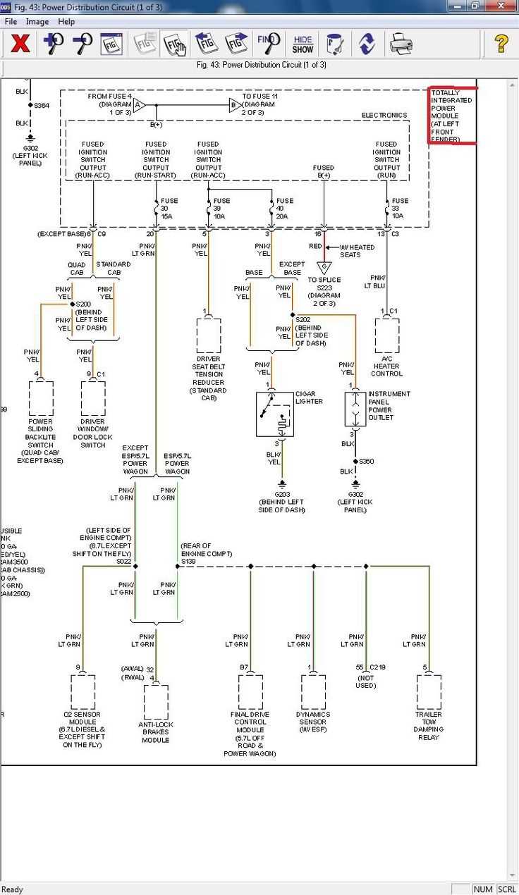 2008 dodge ram radio wiring diagram