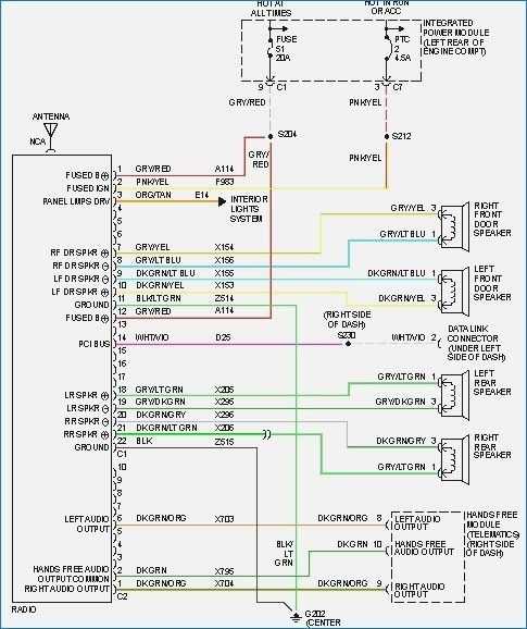 2008 dodge ram 1500 radio wiring diagram