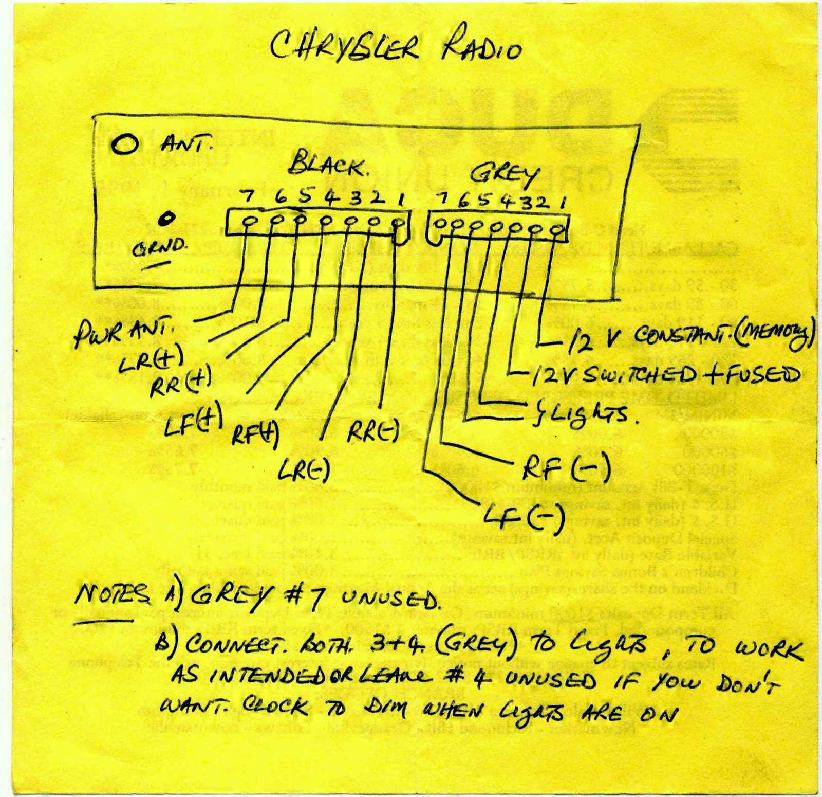 2009 dodge ram radio wiring diagram