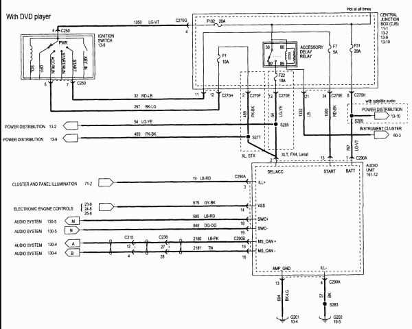 2010 ford fusion radio wiring diagram