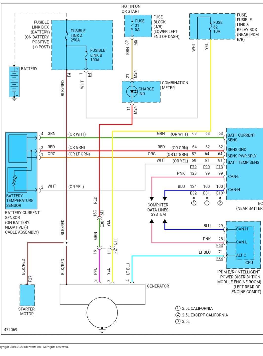 2011 nissan maxima alternator wiring diagram