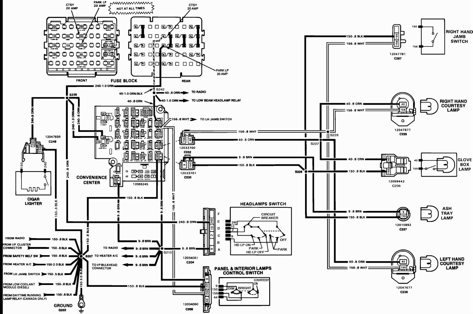 2014 silverado headlight wiring diagram