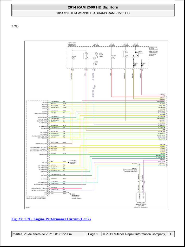 2014 ram 2500 wiring diagram