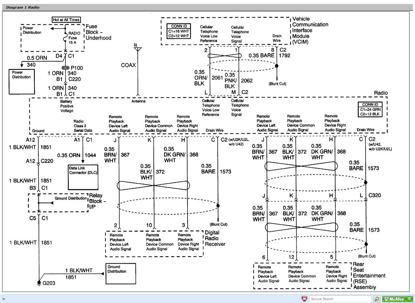 2015 silverado radio wiring diagram