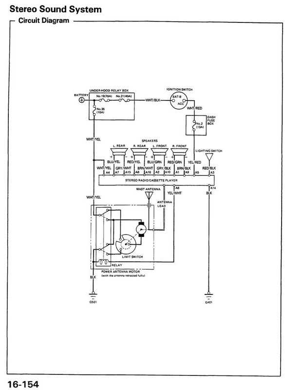 2003 honda civic stereo wiring diagram