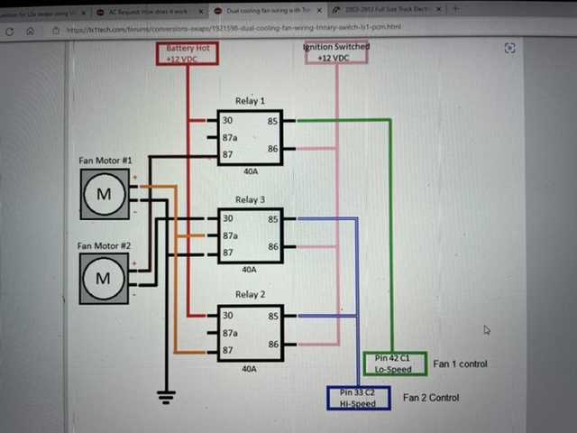 wiring diagram for electric fan