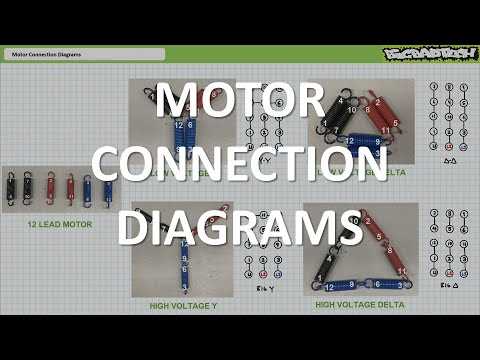 12 lead 3 phase motor wiring diagram