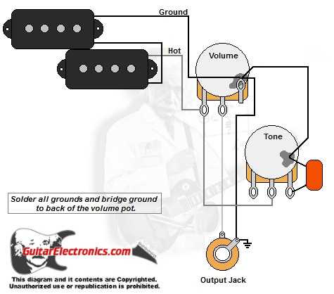 pj bass wiring diagram