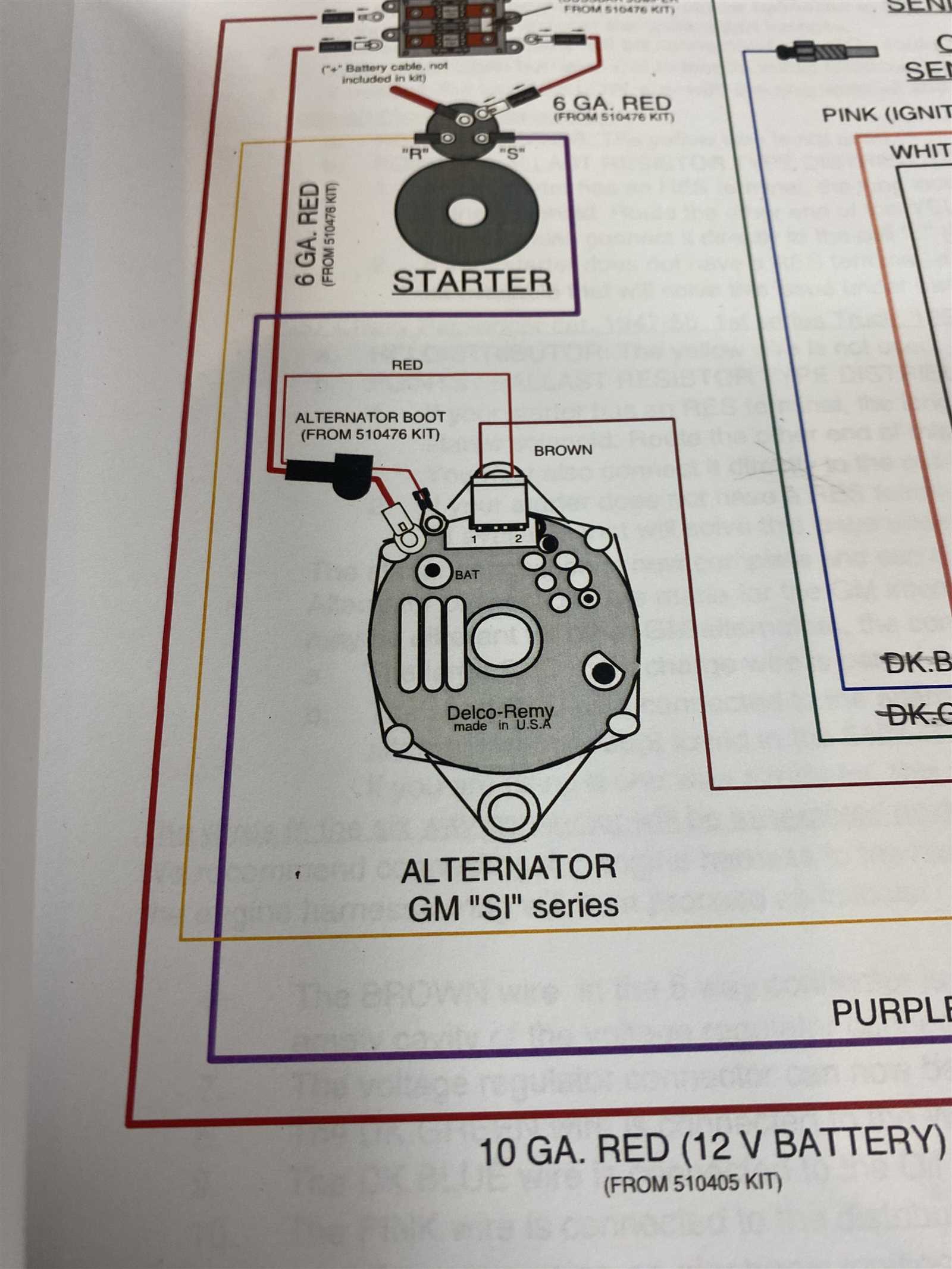 gm single wire alternator wiring diagram