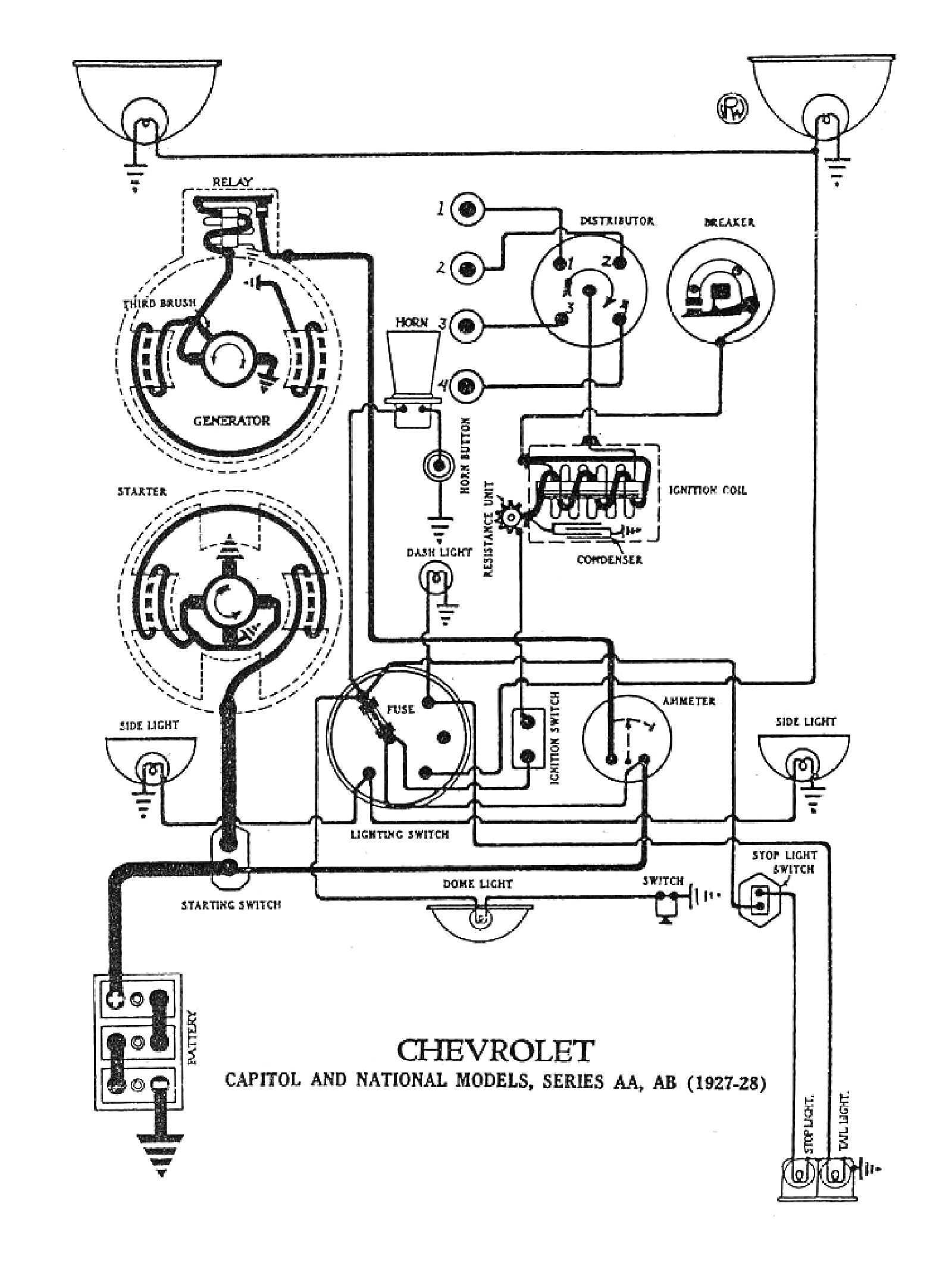 350 chevy starter wiring diagram