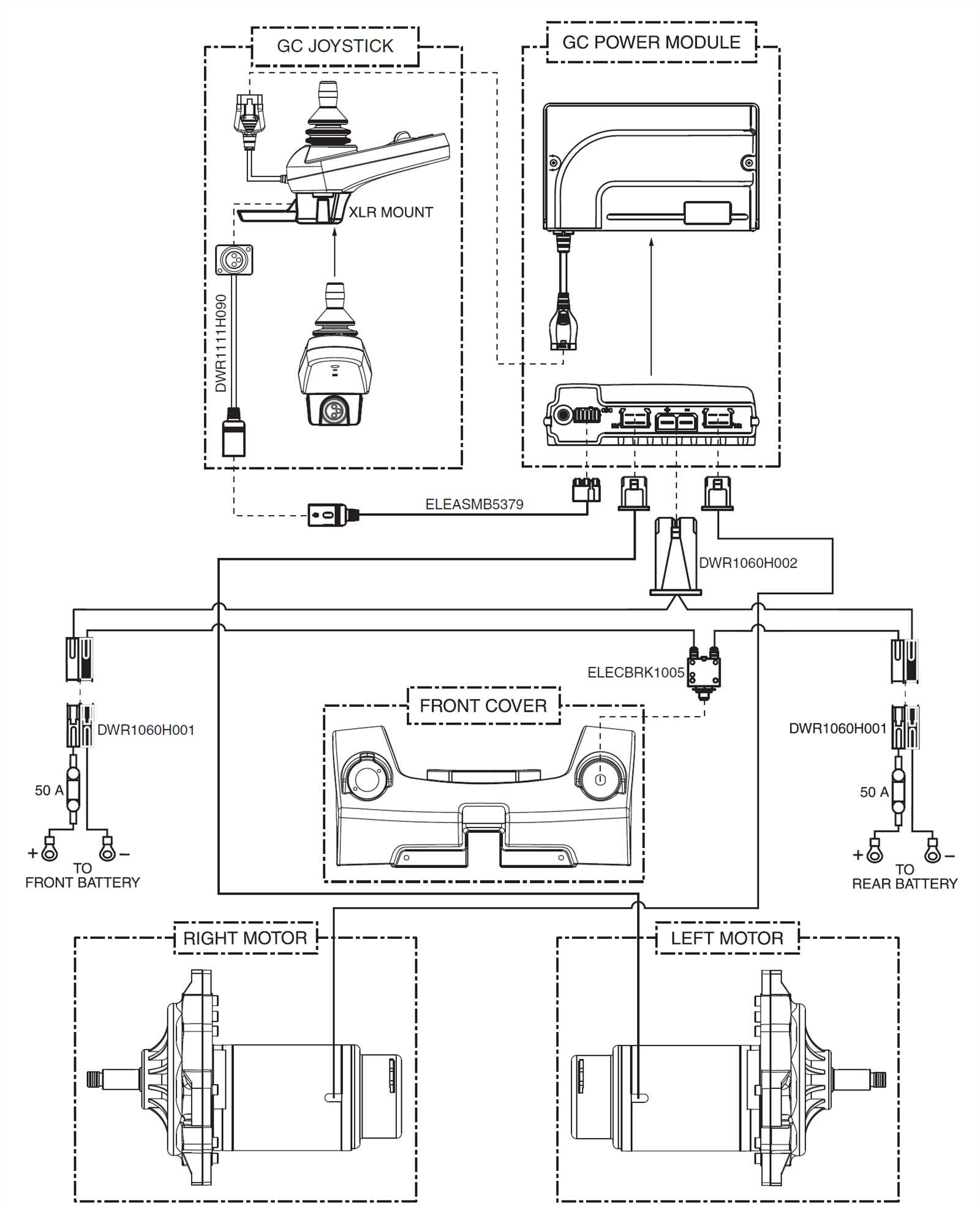 pride mobility scooter wiring diagram