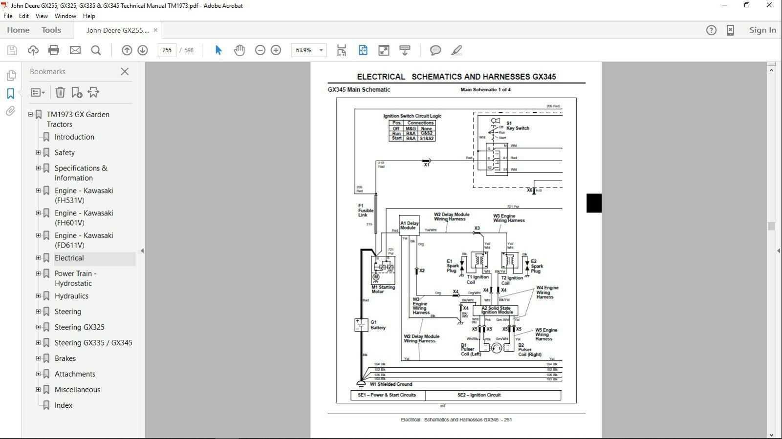 jd 345 wiring diagram