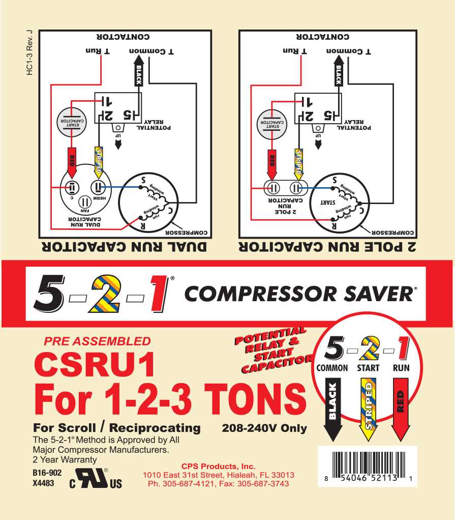 521 hard start kit wiring diagram