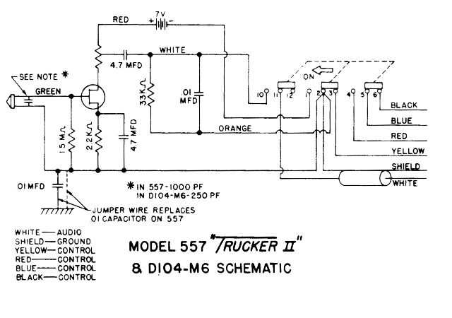 color 4 pin cb mic wiring diagram