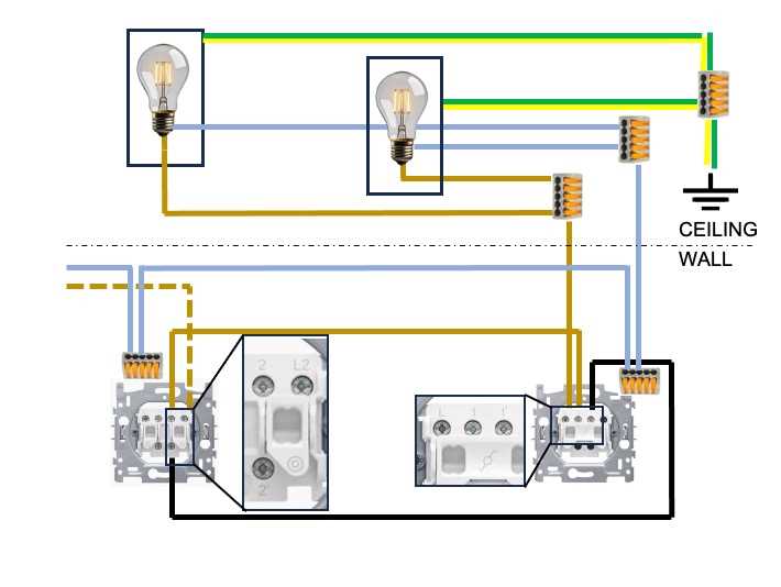 light switch wiring diagram multiple lights