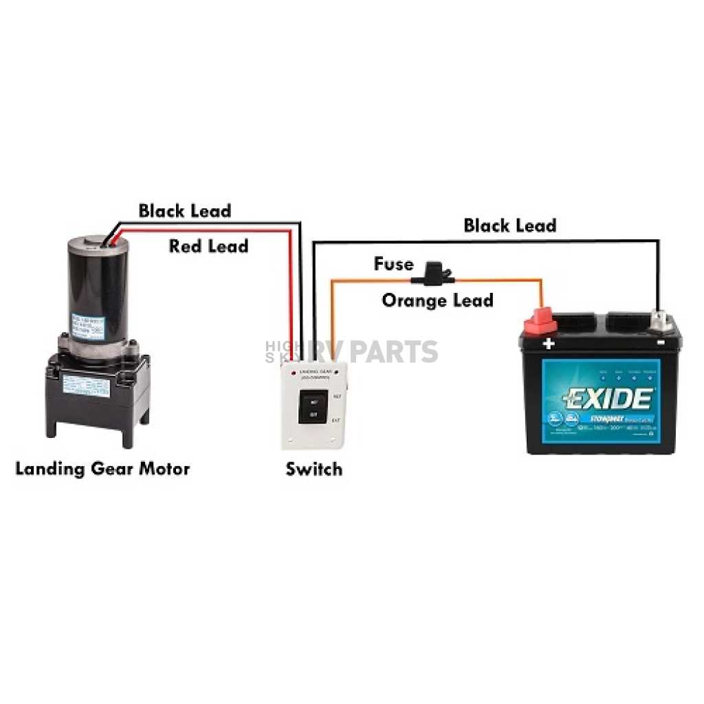 electric trailer jack switch wiring diagram