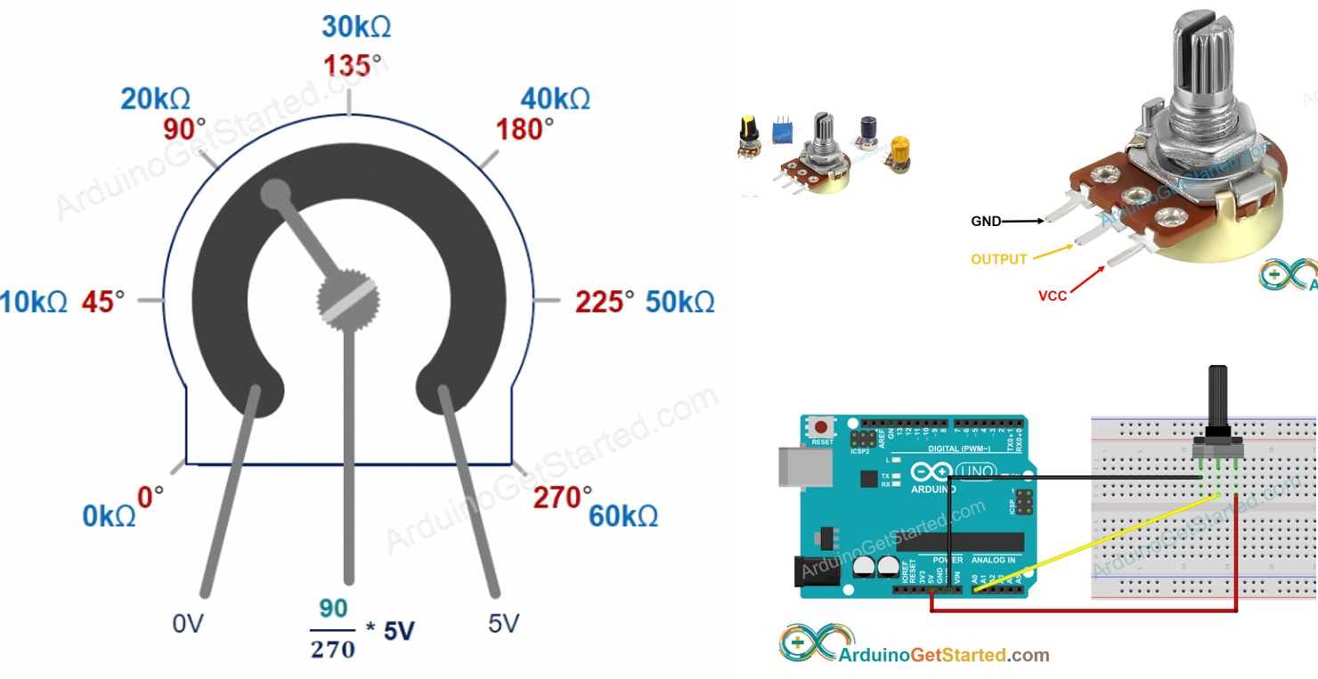 wiring diagram potentiometer