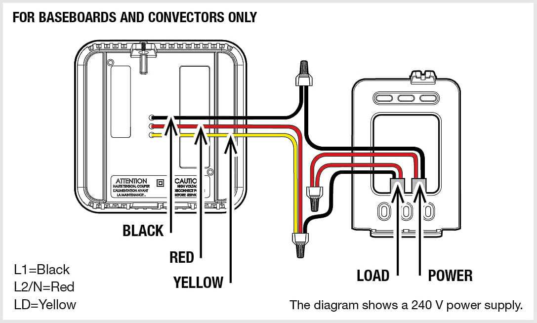 wiring diagram for wall heater