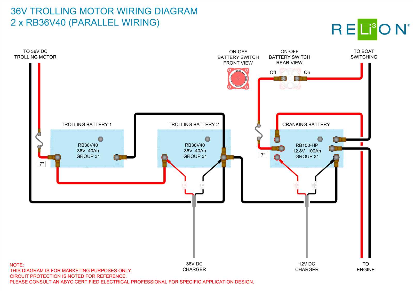 24 volt trolling motor wiring with charger diagram