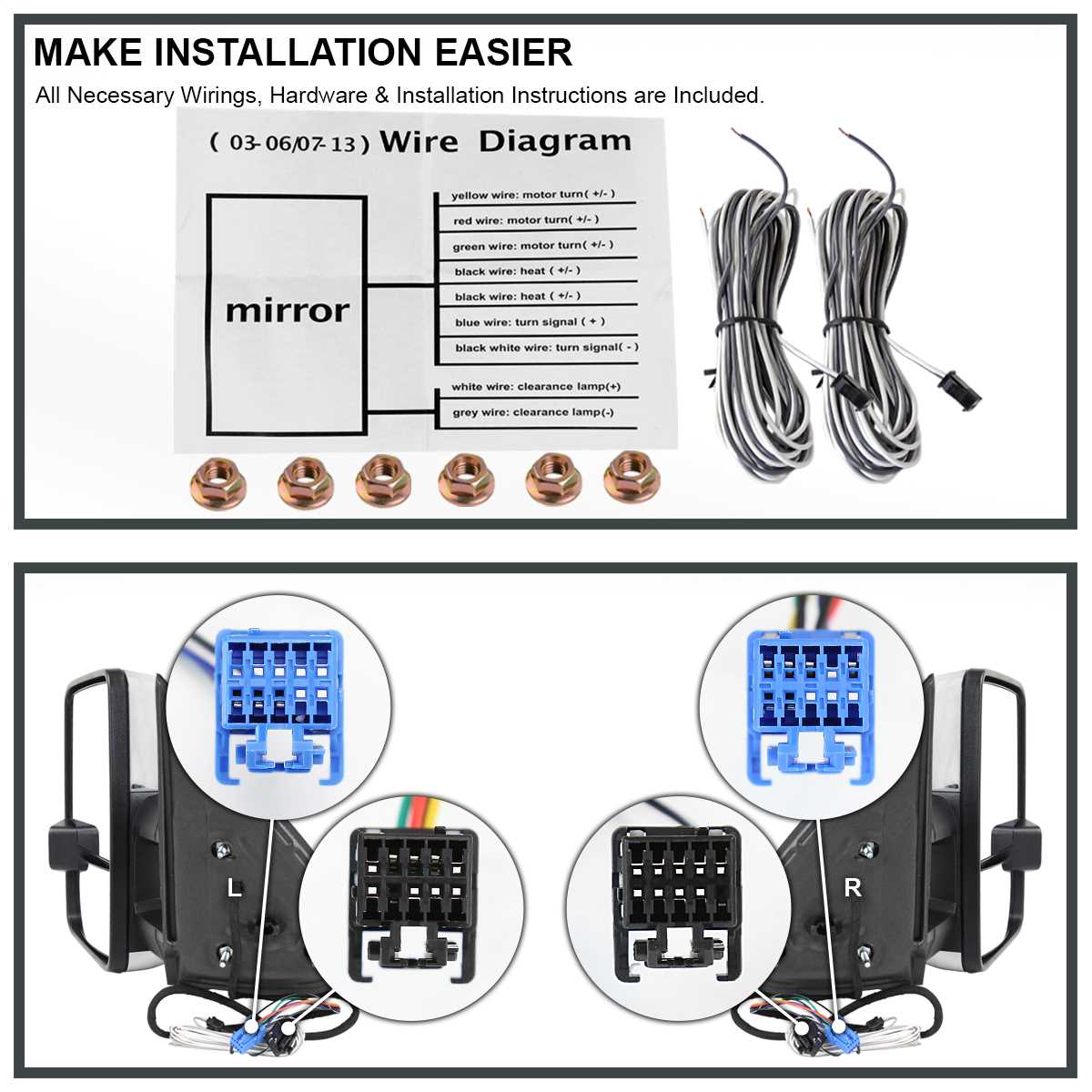 07 13 silverado tow mirrors wiring diagram