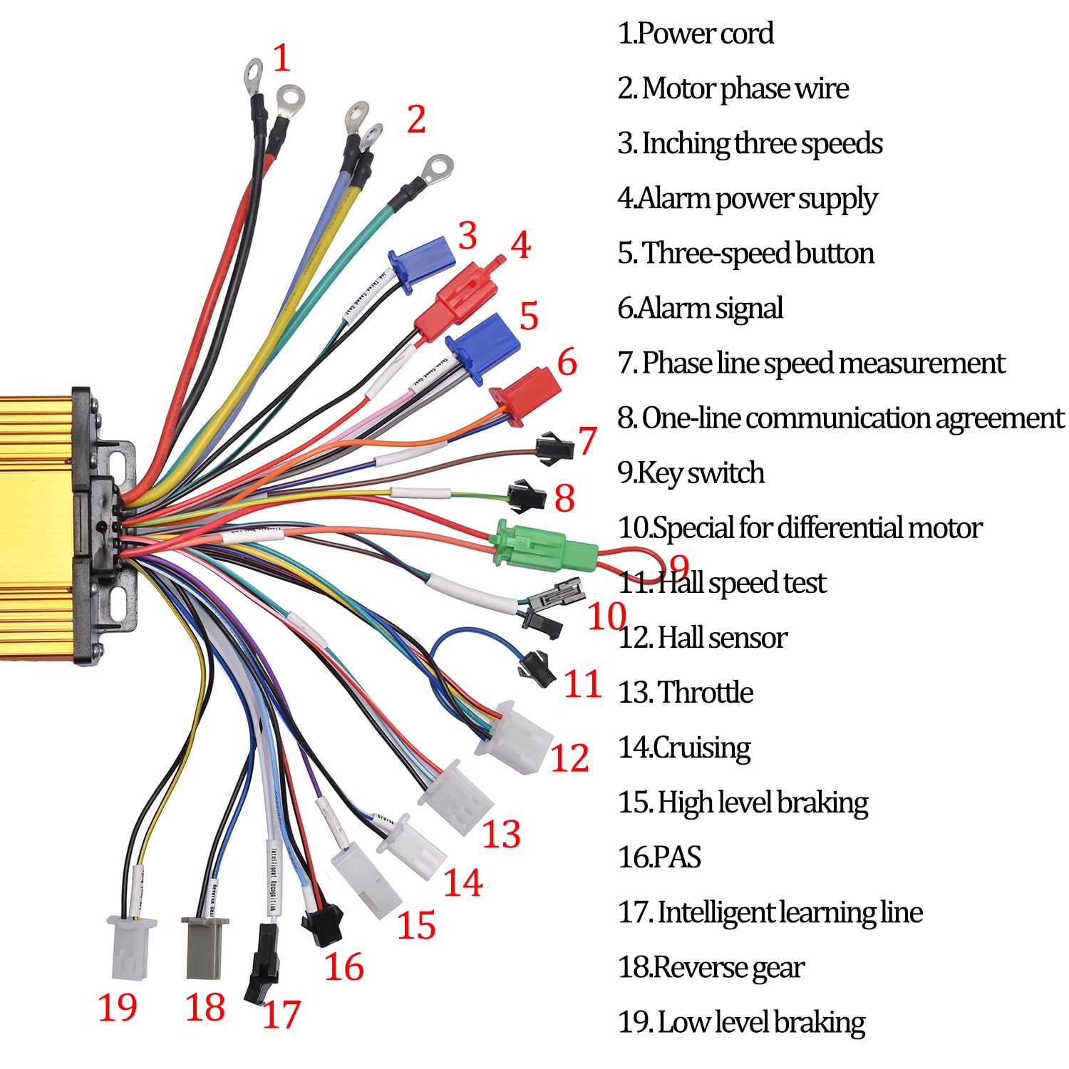 36 volt e bike controller wiring diagram