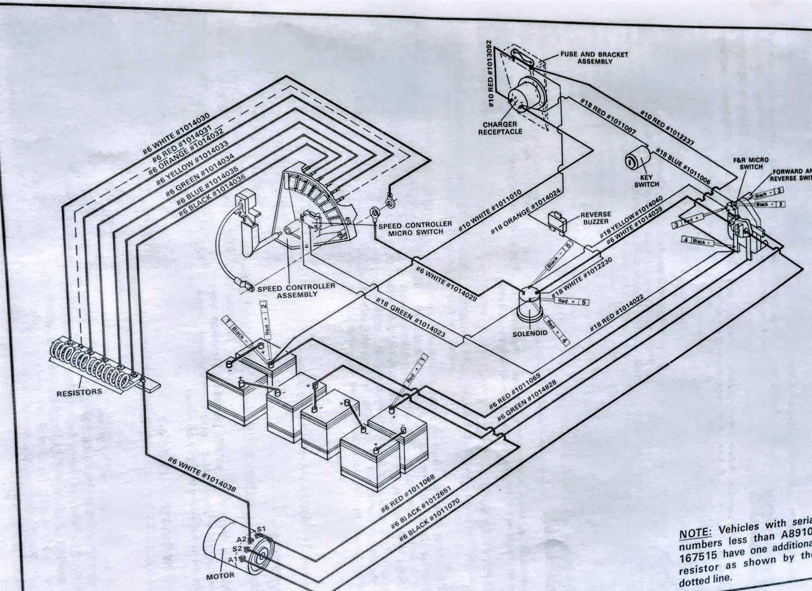 wiring diagram for electric golf cart