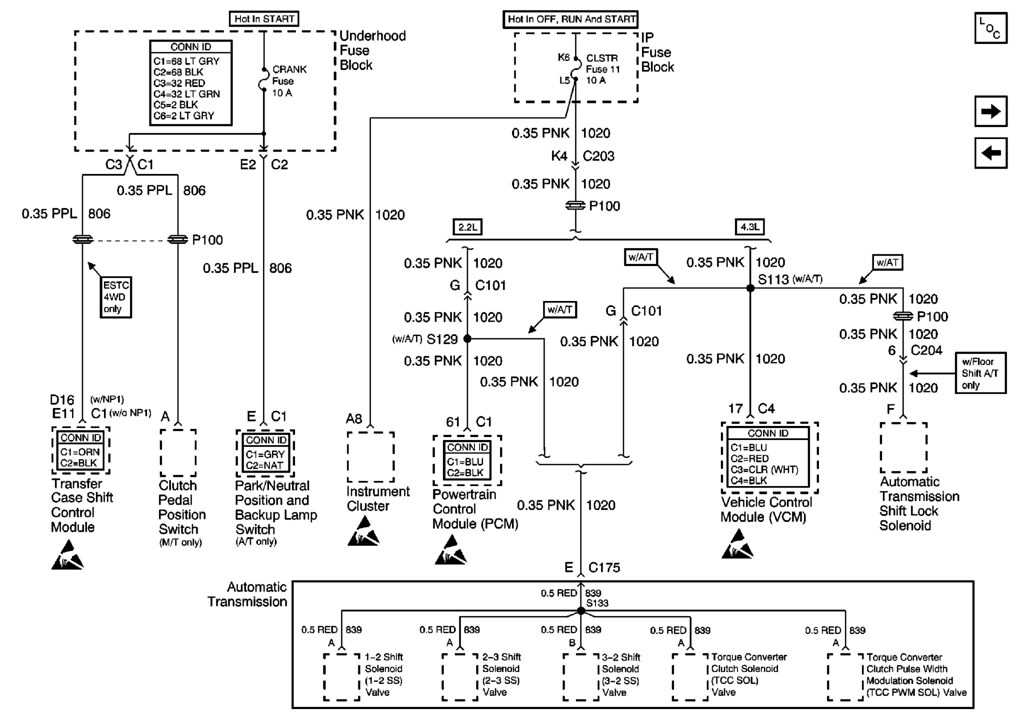 2007 chevy silverado ignition switch wiring diagram