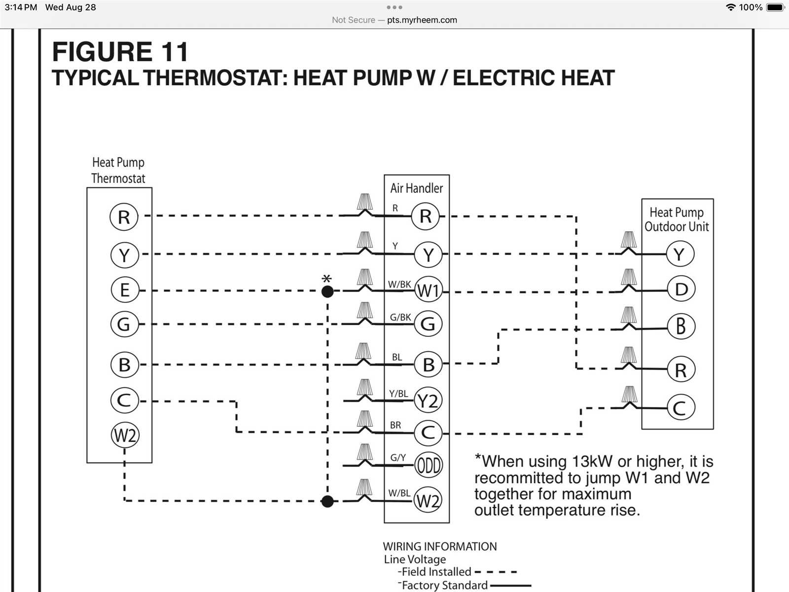 ruud rheem heat pump wiring diagram