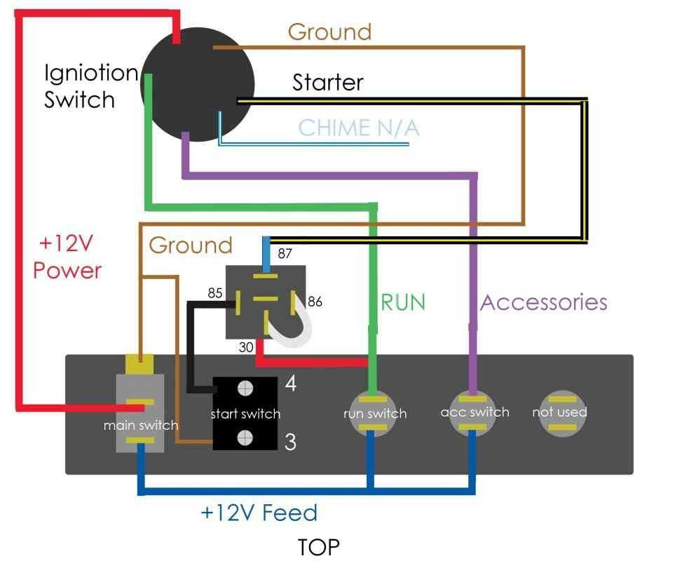 push start button wiring diagram