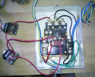 magnetic starter wiring diagram