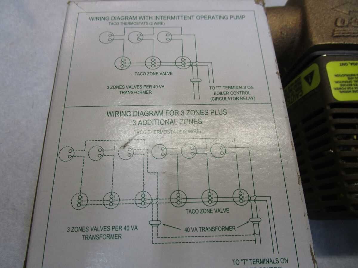 wiring diagram for taco zone valve