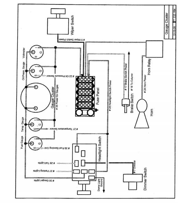 21 circuit wiring harness diagram