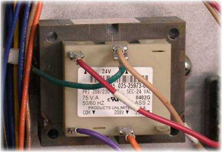 24 volt hvac transformer wiring diagram