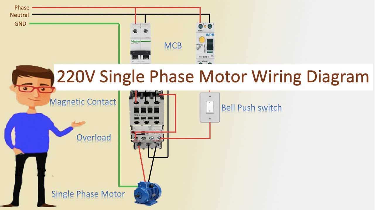 240 volt motor wiring diagram