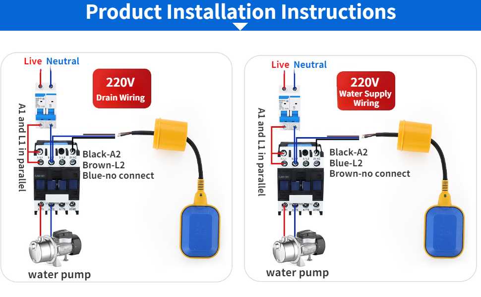 240v float switch wiring diagram