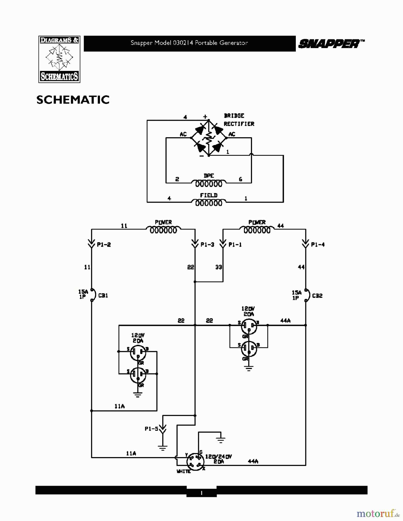 240v generator wiring diagram