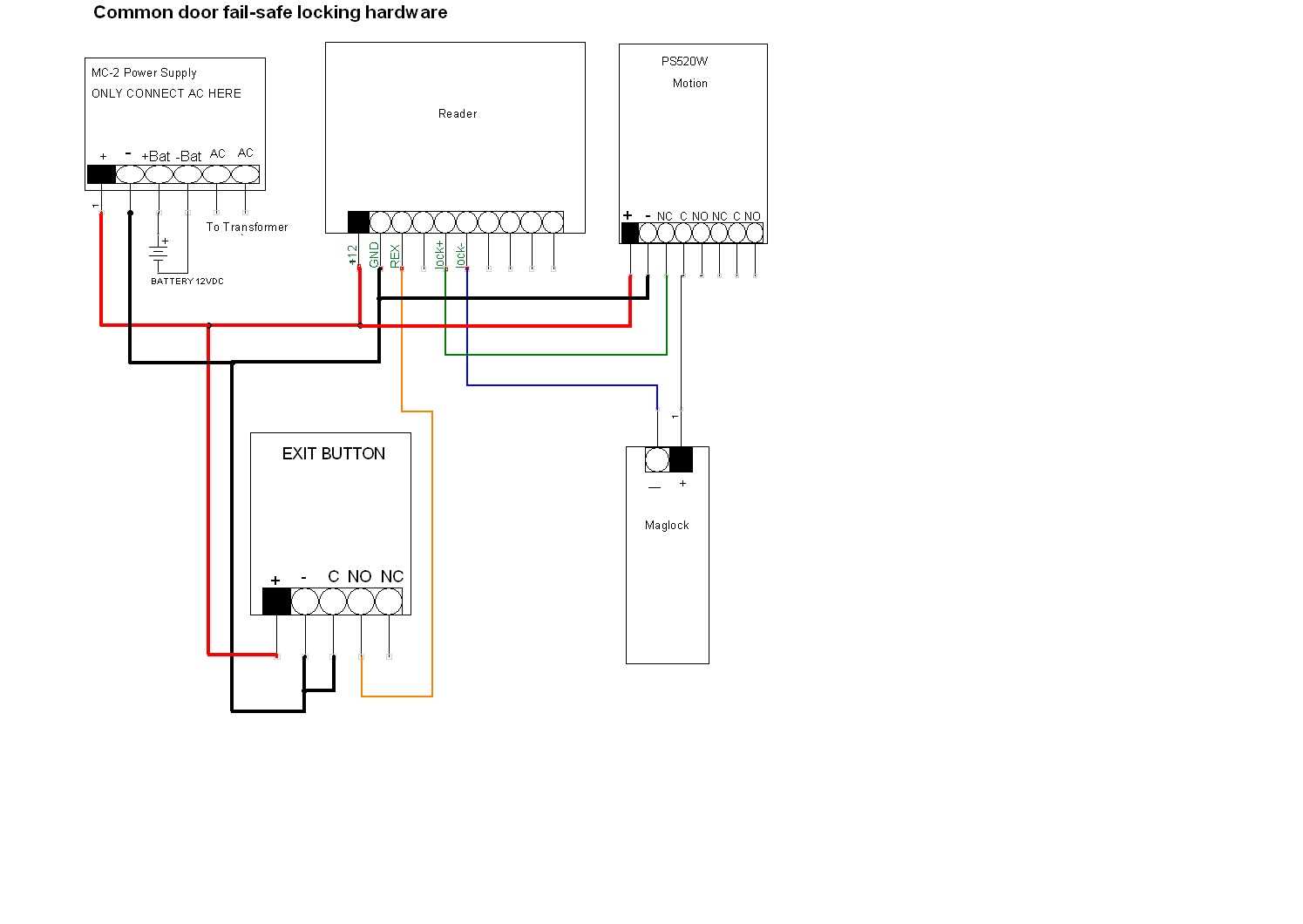 24v magnetic door lock wiring diagram