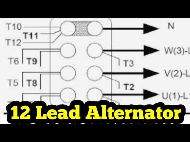 3 phase 12 lead motor wiring diagram