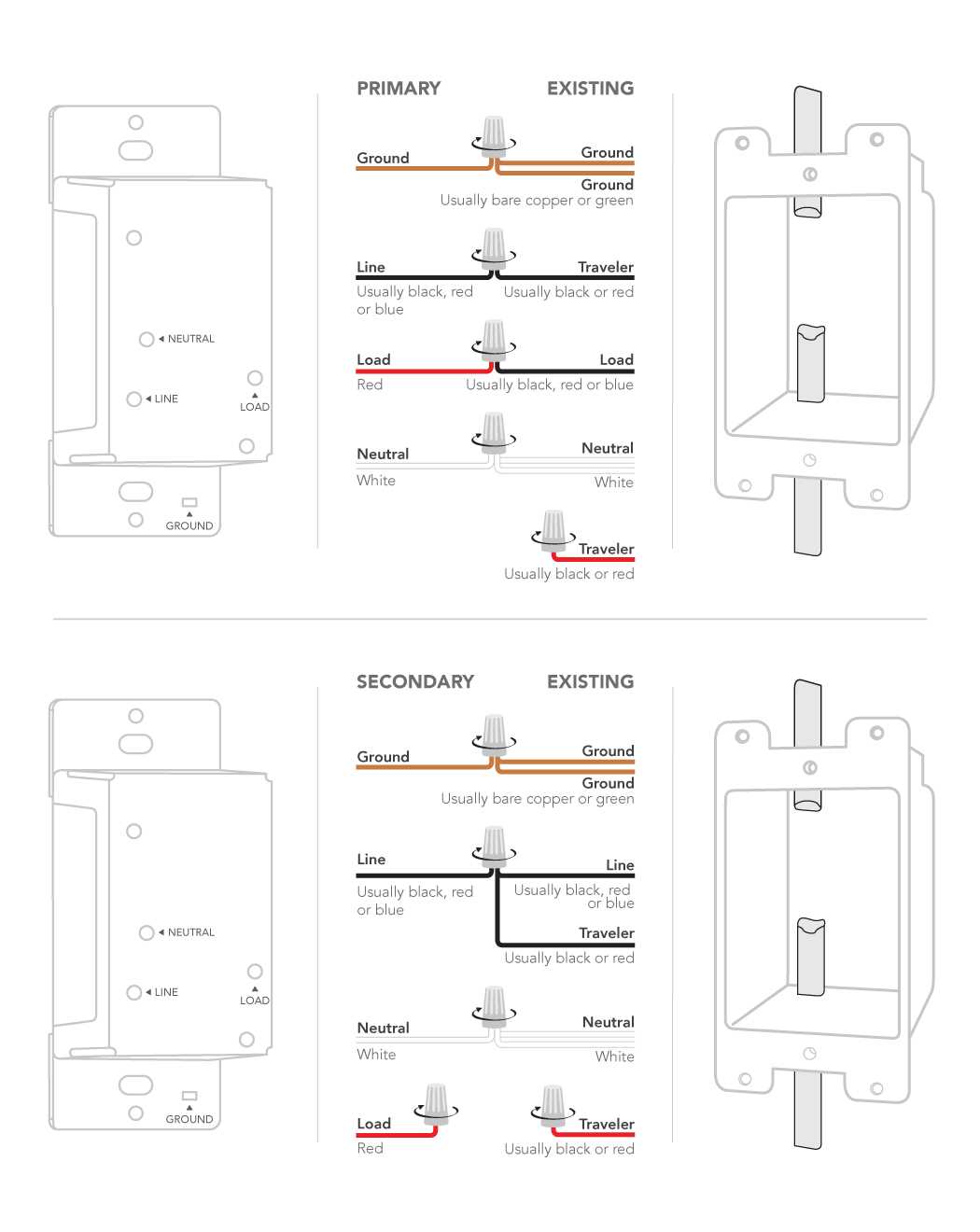 3 way dimmer wiring diagram